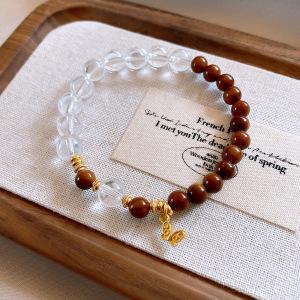 Crystal Butterfly Beaded Bracelet Women's Light Luxury Girlfriend Gift Birthday Bracelet High Value Student Party Exquisite Jewelry