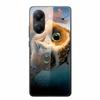 Glass Case for Poco X7 pro Luxury Phone Back Capa Lovely Case for PocoX7pro X 7 pro Hard Tempered Shield Animals Cartoon Cover