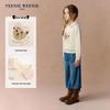 Teenie Weenie Kids Girl's Sweet Lapel Jacquard Pullover Sweater