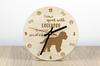 Cockapoo, Cockerpoo, Cockerdoodle - clock with dog, wooden clock with engraving, personalised clock by Art-Dog