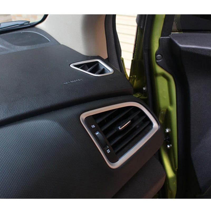 Car Styling ABS Plastic Cover Garnish Trim Front Air Condition Outlet Vent For Suzuki S-cross Scross SX4 2014 2015 2016 2017