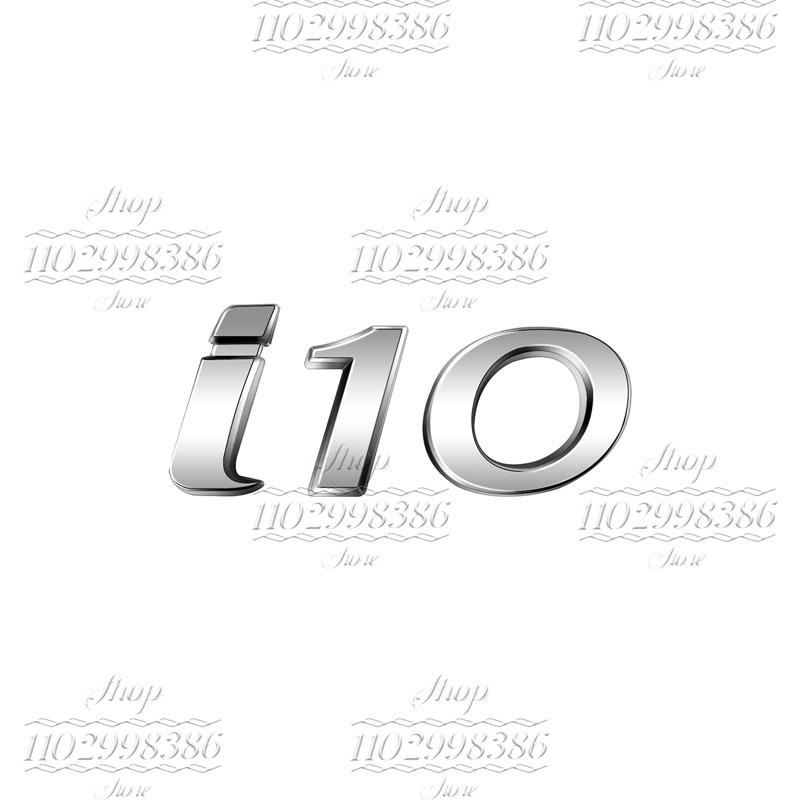 1 Pezzo Cromato 3D Metallo Styling Auto Lettera Emblema Decorazione Portellone Posteriore Per I10 I20 I30 I40 Logo Targhetta Adesivo Accessori