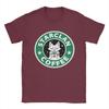 Streetwear TShirt Summer StarClan Coffee  Leisure TShirts Samurai Cat Cotton Tee Shirt for Unisex Y2K Wholesale Short Sleeve Tees