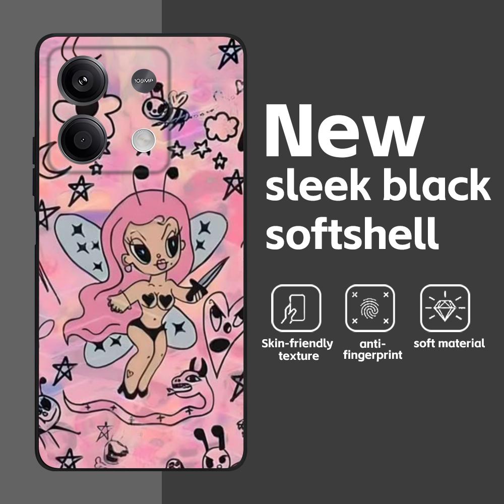 

K-Karol G Manana Sera Bonito Phone Case For Redmi Note 14 13 12 11 Pro Plus S 5G 14C A3 Soft Black Phone Cover Redmi Note 13 5G