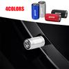 3D Metal Car Logo Wheel Valve Caps Tire Dust Cover for VW Polo Golf 4 5 CC Bora MK Beetle Touran Tiguan GTI RLine R32 Zr6