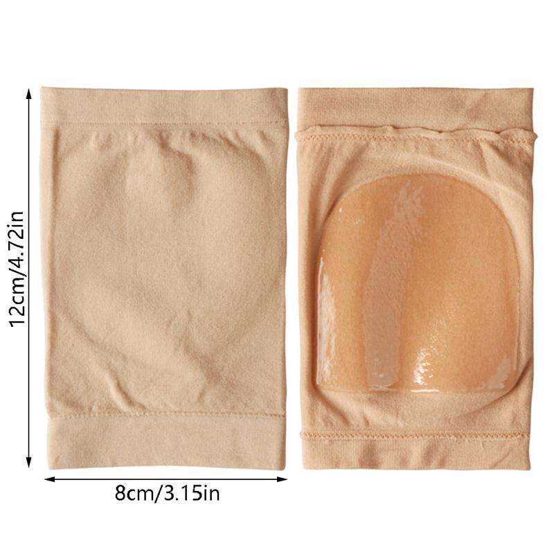 Fersen Socken Silikon Anti-Riss Schuhpolster Unisex Schmerzlinderung Fußpflege Socke