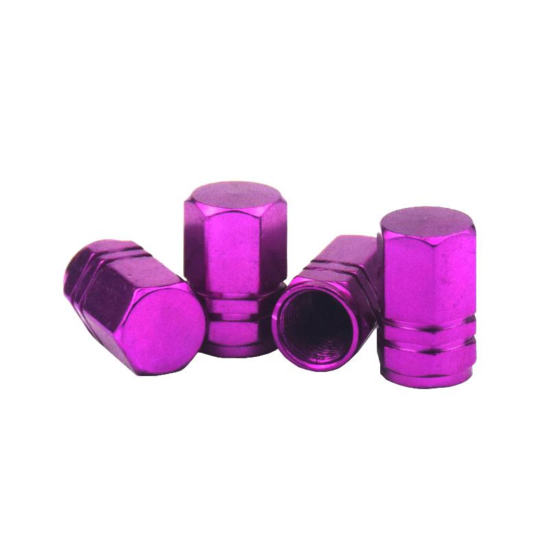 4Pcs Tire Valve Stem Caps Decorative Tires Accessories Aluminum Alloy Nipple Wheel Caps Cars Motorcycles Bicycle Cover Dustproof