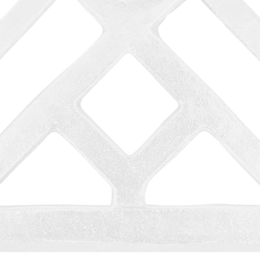 Vidaxl Podstawa Pod Parasol, Biała, 44X44X31 Cm, Żeliwo