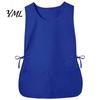 Heavy Duty Craft Apron for Women Unisex Cobbler Smock with 2 Deep Pockets, Adjustable Side Work Pockets Ties Server Apron, Polyester Vest Kitchen