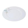 Deluxe Bone China Tableware Set - Three or Four Pieces with Plate, Wing Bowl, and Spoon - Customizable Logo for Hotels, Restaurants, and Clubs.