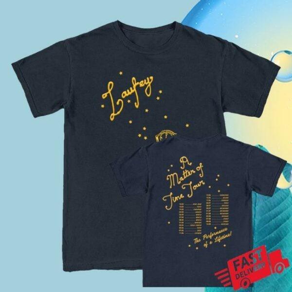 Negozio Merch Musicale Laufey Maglietta Tour A Matter Of Time 2026 ristampa