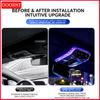 CRM1 For Mercedes Benz C GLC E Class W206 X254 W214 Crystal Reading Light Frames Decorative Stickers Interior Modification Accessorie