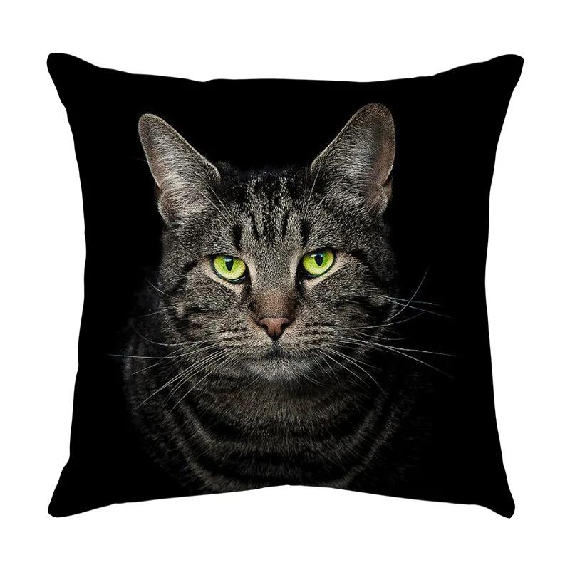 Cute Cat Pillowcase Car Ornaments Living Room Office Home Pillowcase