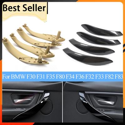 For BMW 3 4 Series M3 M4 F30 F31 F32 F33 F34 F35 F36 F80 318 2013-2018 4PCS Left Right Door Pull Handle Outer Cover Panel Trim