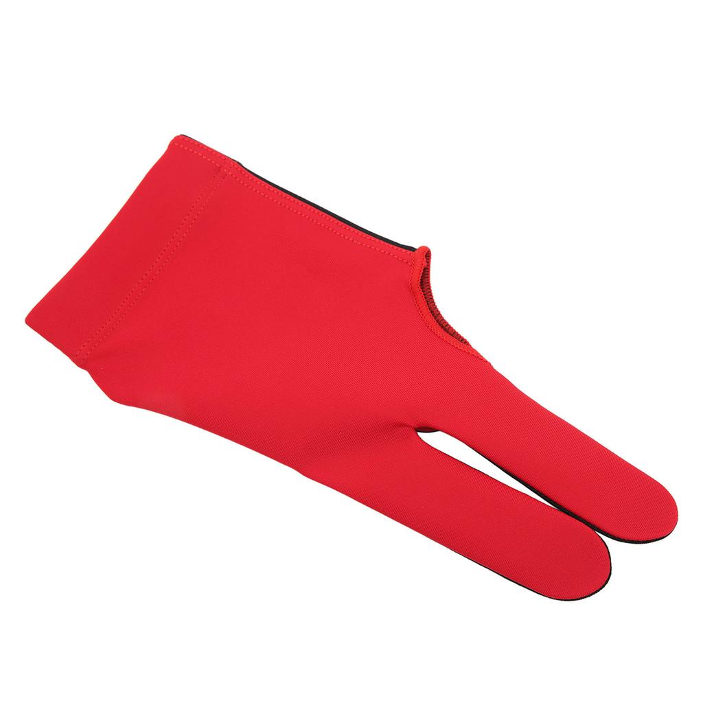 Left Hand Billiard Gloves Polyurethane Fiber Average Size Three Fingers Billiard Gloves for