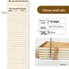 Portable Kraft Paper Exercise Notebook: Double-Sided Manuscript & Dictation Pad for Students
