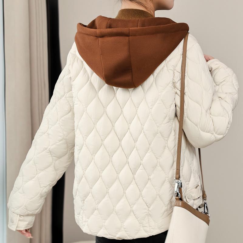 Mode Frau Kurze Parkas Winter Neue in Mäntel Mit Kapuze Beiläufige Lose Dicke Warme Dame Jacken Winter Oberbekleidung