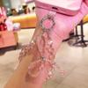 Boutique, Crystal Phone Chain, Ins Style, Luxury, Ladies, Wrist Pendant, Short Style, Phone Case Pendant, Beaded Chain