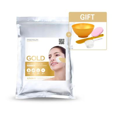 Pack de Modelado Oro Premium 1kg + Set de 3 Piezas de Herramientas para Mascarilla + Esponja Rosa