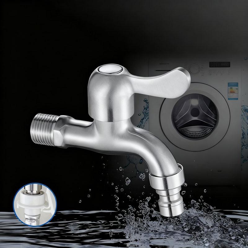 Bathroom Toilet Washing Machine Douche Washing Machine Faucet Laundry Faucet Sink Basin Faucet Suitable for Home Kitchen Garden