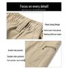 Yalu Men's Summer Loose Fit Cotton Capris