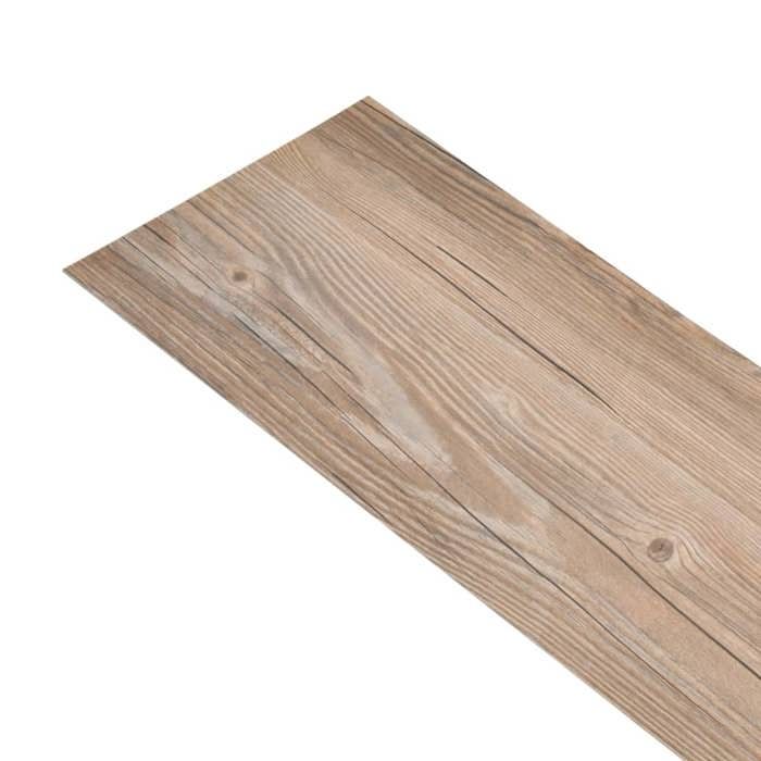 VidaXL Planche de Plancher Planche de Sol Cuisine Salle de Bain Chambre à Coucher Salle de Séjour PVC Non Auto-adhésif 5,26 245165