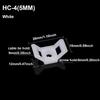 100Pcs Cable Tie Saddle Type Plastic Mount Base Wire Holder Fixing Seat Charging Data Line Winder Nylon HC-0~ HC-7,HC-1S~HC~2S