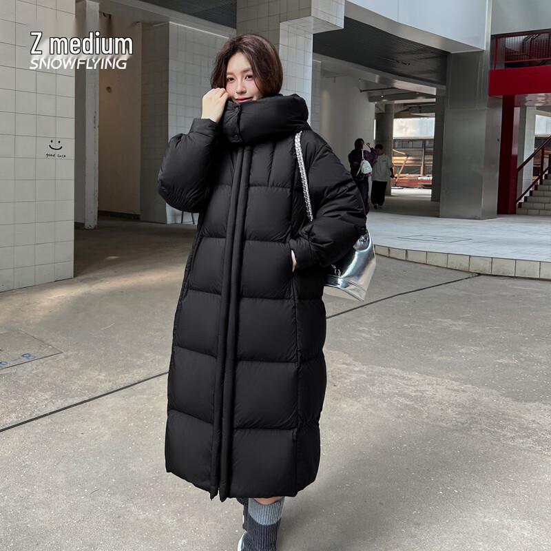 

Xuezhongfei Women s Mid-Length Hooded Down Jacket L