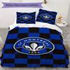 CF Montréal Pattern Bedding Uilt Set Uilt Cover Pillowcase Home Decoration Birthday Gift (1 * Duvet Cover + 2 * Pillowcase Without Core)