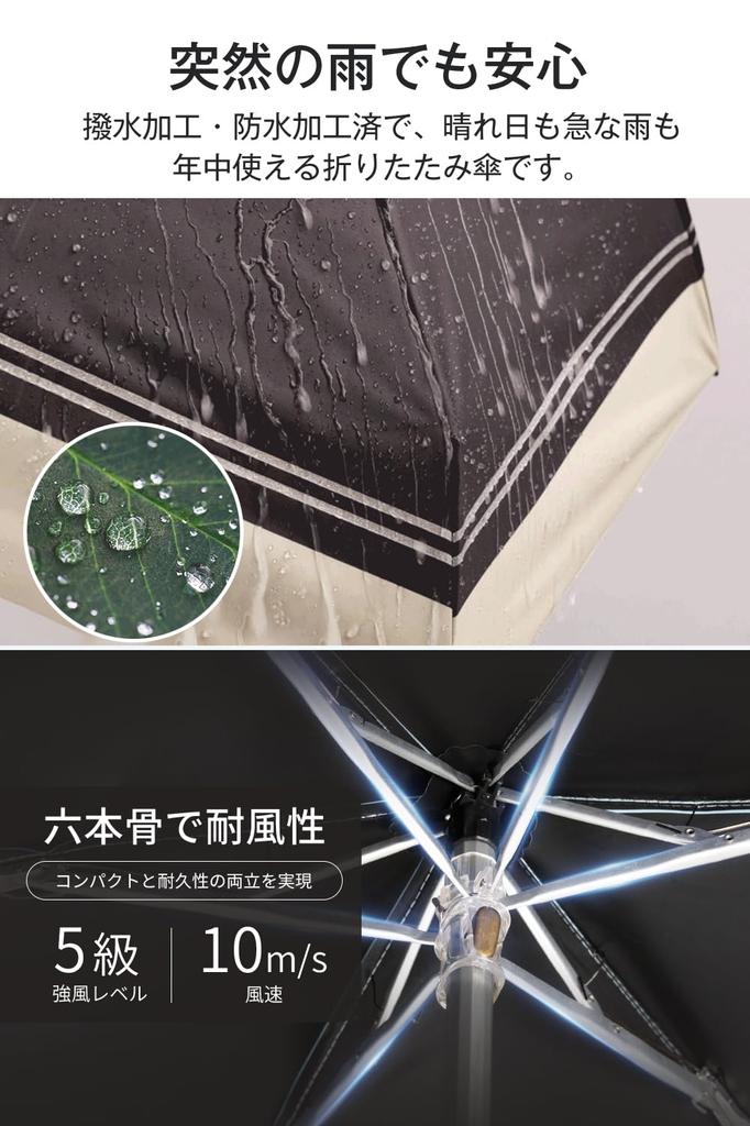 New JIS parasol with UV protection and folding UV heat folding sunburn heat stroke parasol and rain for women and 6 easy to Day birthday storage pouch