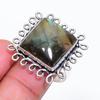 Natural Labradorite Gemstone 925 Sterling Silver Jewelry Ring Size 10 ZS-901