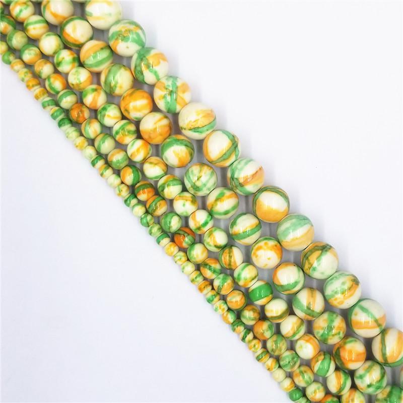 

1 компл. каменные бусины свободные бусины ручной работы DIY ожерелье браслет изготовление ювелирных изделий аксессуары «сделай сам» разноцветные ювелирные аксессуары ручные аксессуары