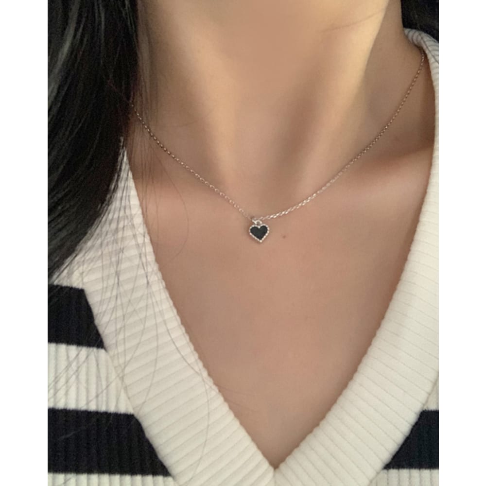Collier Cœur Black Point N 05