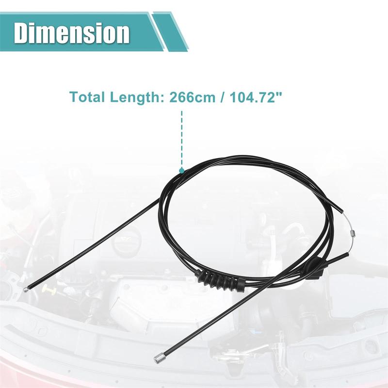 Car Hood Latch Release Cable 31297545 30716450 For Volvo XC60 2010-2016 Factory Spec Perfect Match Bonnet Release Accessory