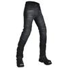 Mens Winter Motorcycle Riding Jeans With Thermal Lining Windproof Protective Pants Biker Gear