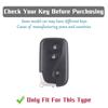 3 Buttons TPU Smart Remote Key Fob Case for Lexus IS250 CT200 CT200h RX270 RX350 RX450 Car Key Cover Holder Keychain Accessories
