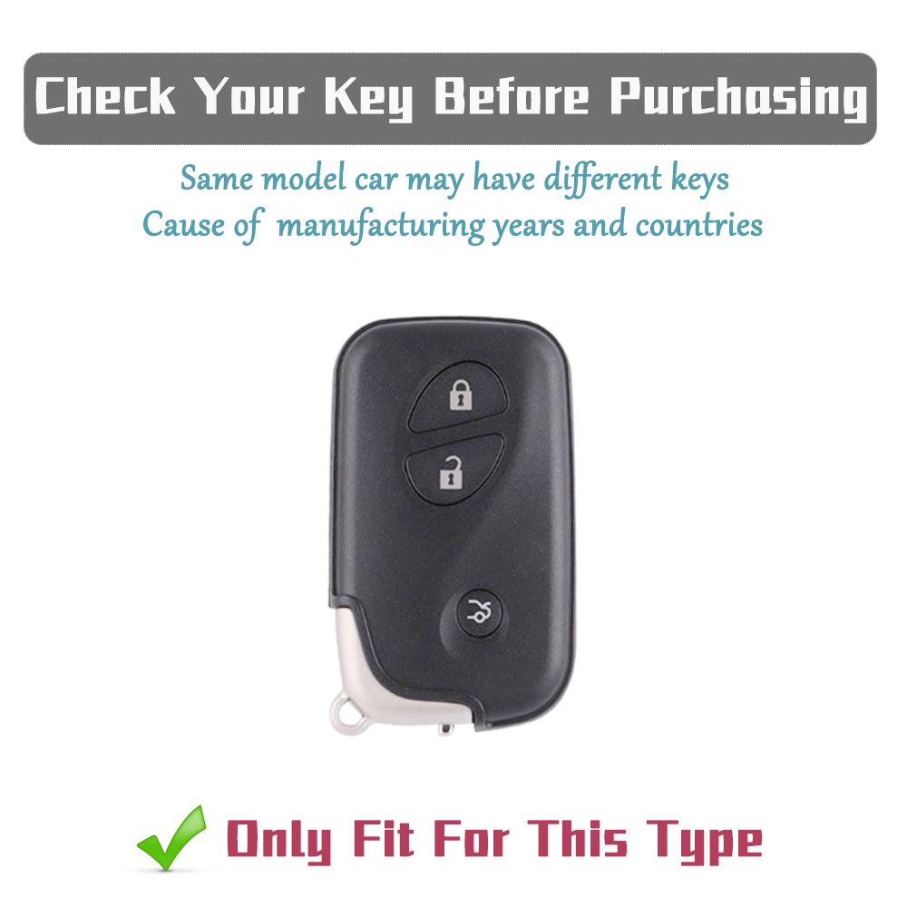 3 Buttons TPU Smart Remote Key Fob Case for Lexus IS250 CT200 CT200h RX270 RX350 RX450 Car Key Cover Holder Keychain Accessories