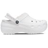 Crocs Classic Platform Lined Clogs 'White' Women's