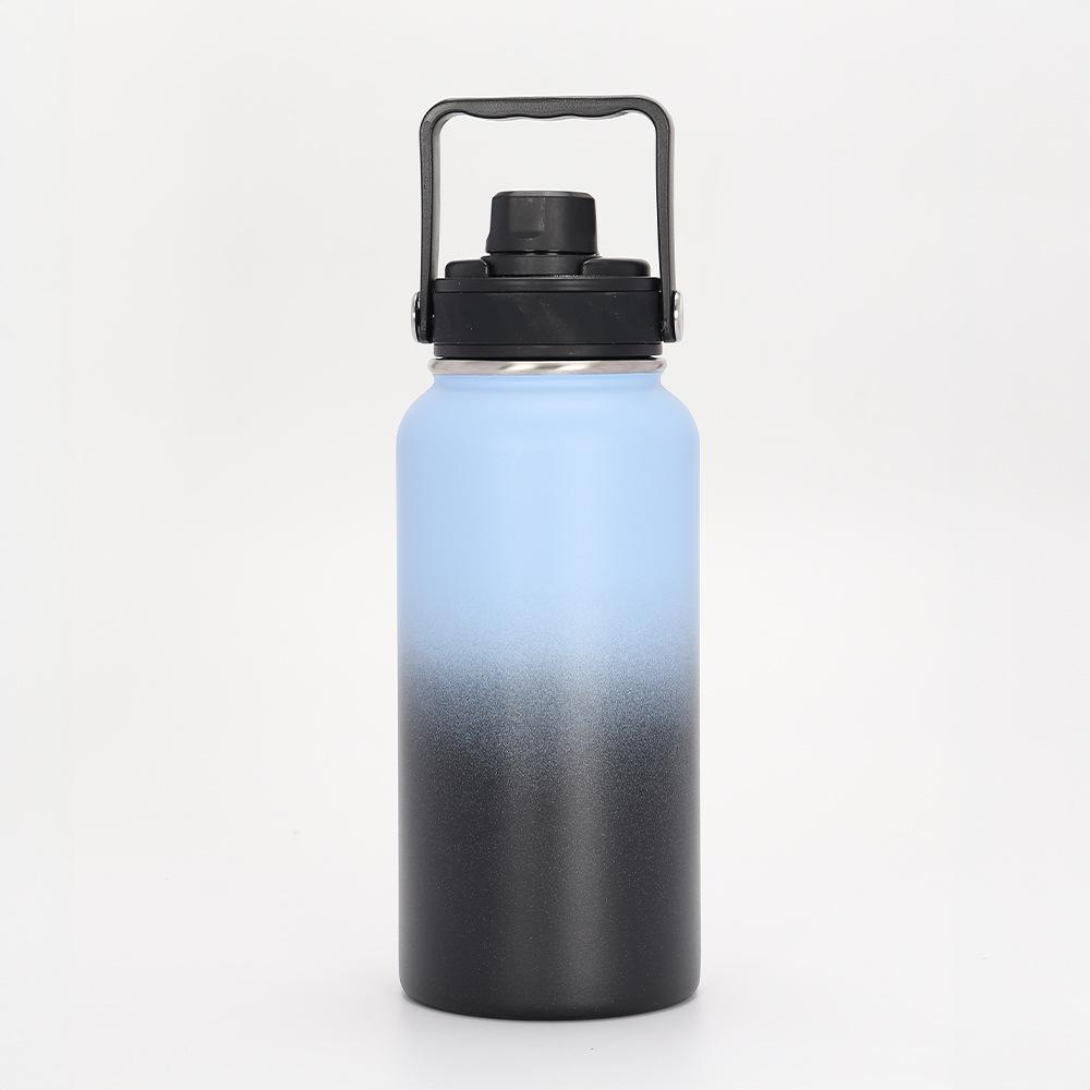 Fashion New High-Value Sports Thermos Bottle Stainless Steel Space Pot Thermos Cup Large Capacity 304 All Steel