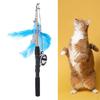 Toys Retractable Rod Teaser Cute Kitten Supplies Indoor, Gifts for Cats