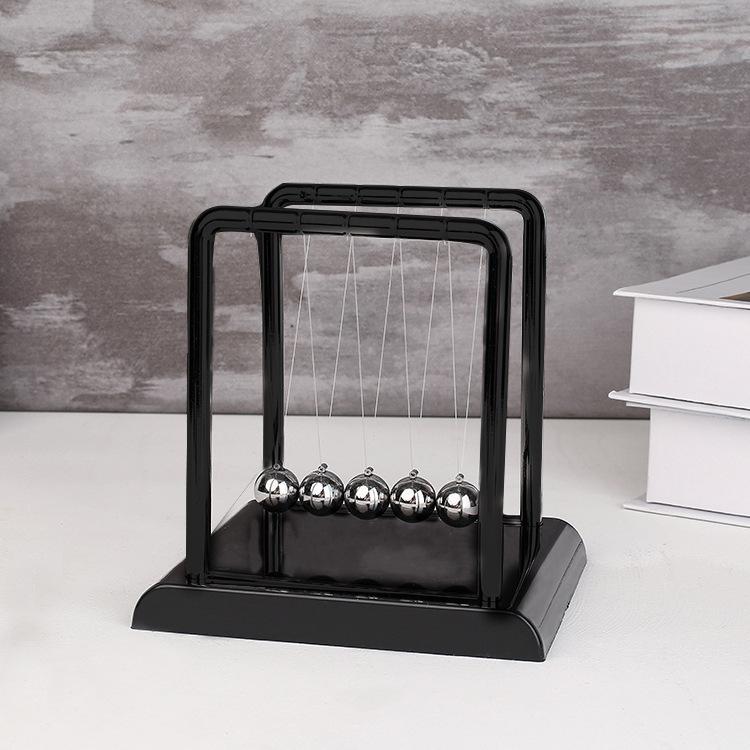 

Newton Pendulum Balance Steel Balls Desktop Perpetual Motion Physics Science Toy for Office Home Education Stress Relief Gift