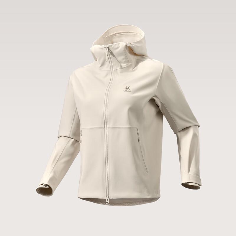KAILAS Women's Loose Hooded Fleece-Lined Softshell Jacket