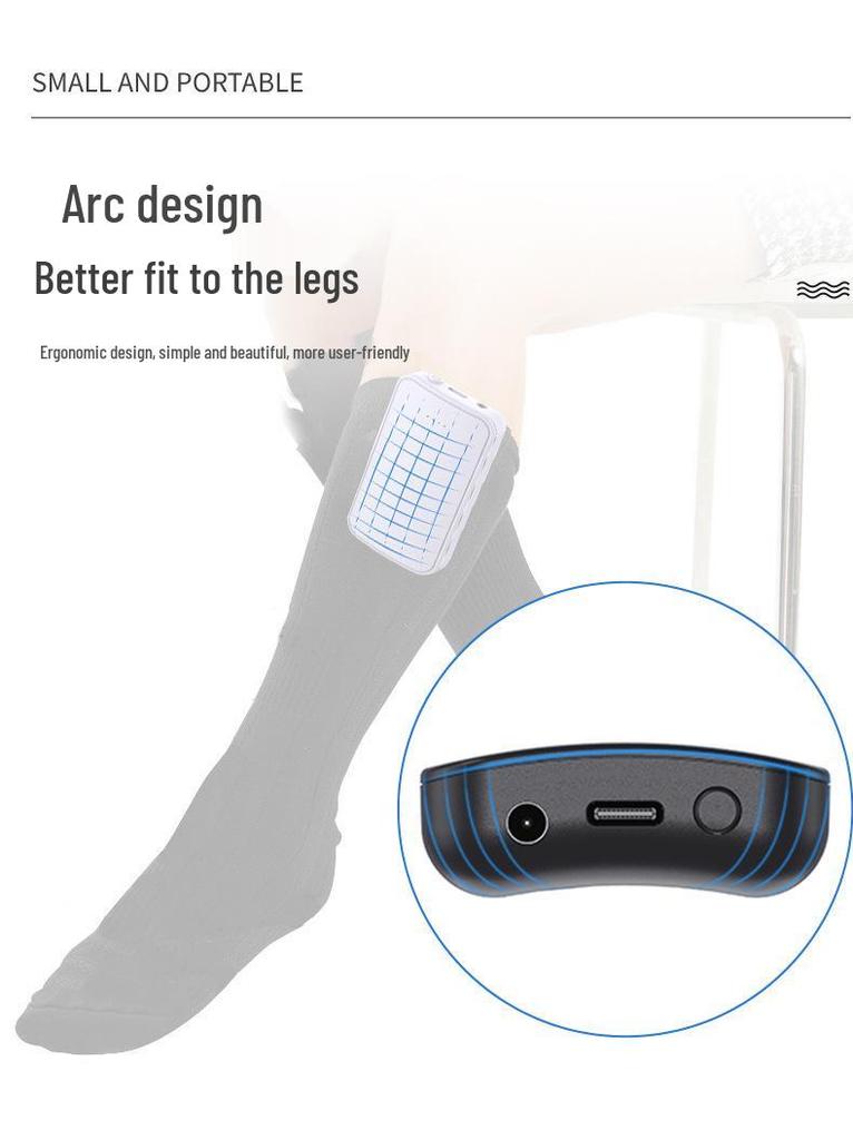 Unisex Elektrisch Beheizte Socken mit Fernbedienung für Kälteschutz im Freien - Ideal für Radfahren und Skifahren