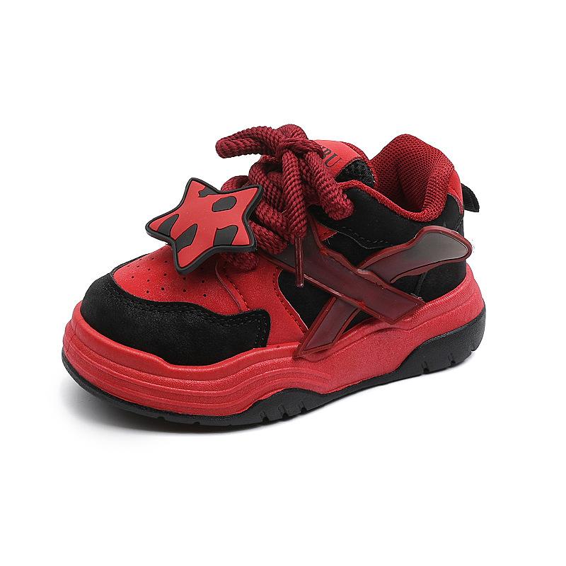 Kinder Sportschuhe 2025 Herbst neue Jungen Schul Freizeitschuhe Baby weiche Sohle Einzel Schuhe Trend Mädchen Brotschuhe