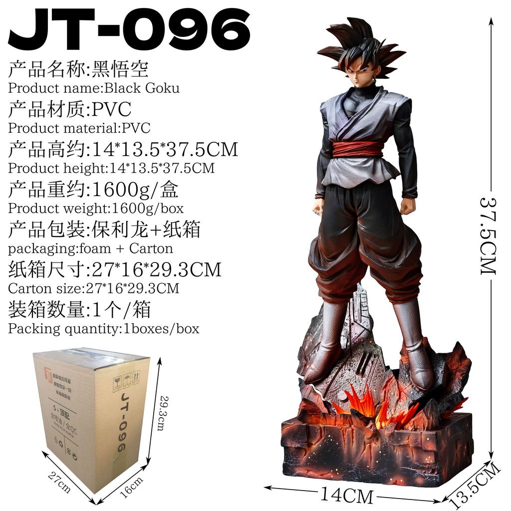 JT Studio JT096 JT097 JT093 Dragon Ball Goku & Moon, Super Saiyan Rose PVC Anime Figure, Collectible Display Model