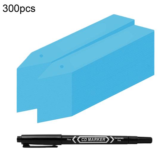 Plastic Plant Tags Reusable Plant Marker Pen Labels with Plant Name Tags Planter Label Stakes