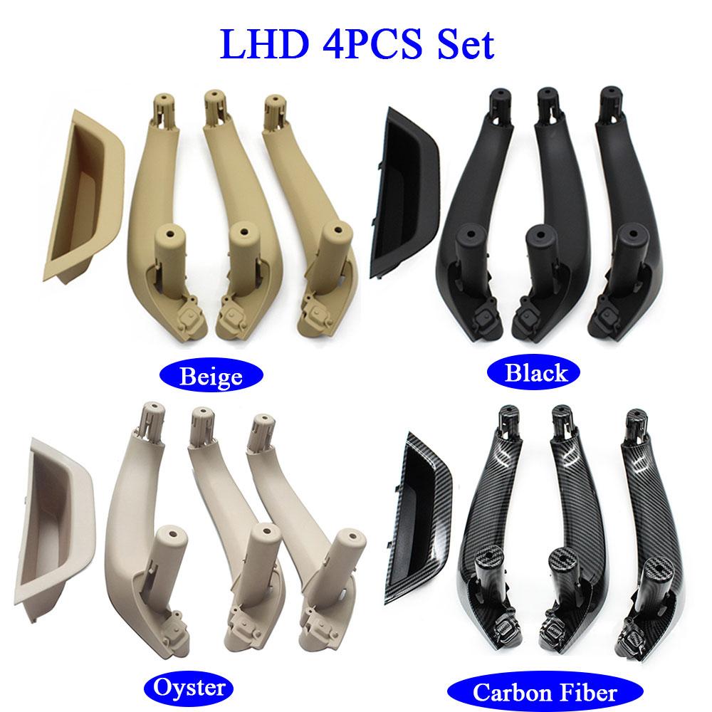 Car Interior LHD RHD Passenger Door Armrest Panel Cover Trim Pull Handle 4PCS Set For BMW X3 X4 F25 F26 2010-2016