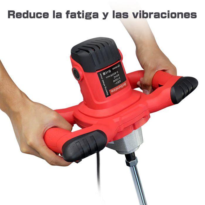 Malaxeur - BriSunshine - 1800 W - Filaire - 6 vitesses - Ergonomique