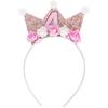Kids' 2-6Y Flower Crown Hairband Sparkle Girl's Headbands Cute Princess Hair Band  Hair Accessory