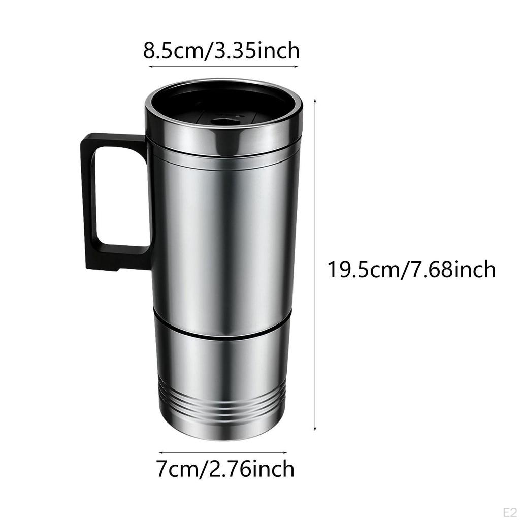 Car Heating Cup Travel Mug 300ml Keep Milk Warm Leakproof Premium Practical